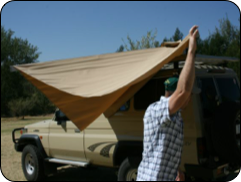 Eezi-Awn Markise BAT 270° AWNING rechts grün