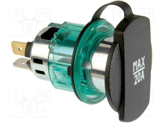 Power Einbausteckdose (Zigarettenanzünder) 20 A Clip-In